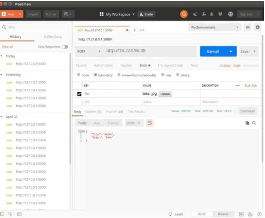Fig 18. Testing API on different application 