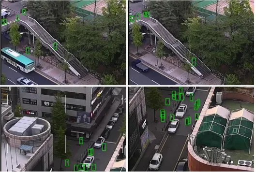 Fig. 1. Some example images of HH dataset. The green bounding boxes denote the ground truth