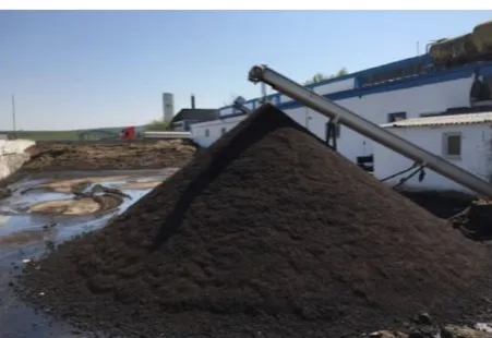 Fig. 6. Pomace biomass from olive production