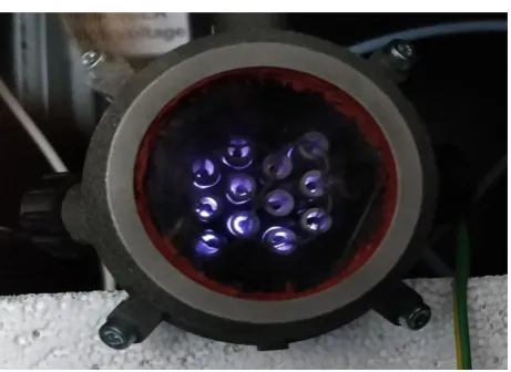 Fig. 6. A catalytic DBD plasma reactor used for the demonstration of CH4 removal from an engine exhaust
