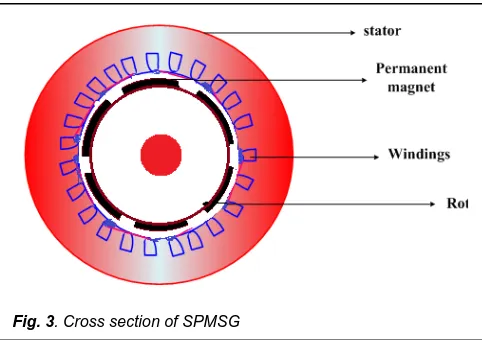 Fig. 3. Cross section of SPMSG 