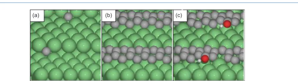 Fig. 9. (a) Calculated turn over frequency and coverage of surface species for methane steam reforming in the presence of S over a Ni {211} surface
