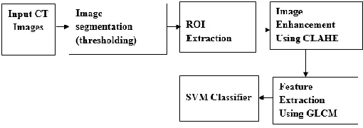 Figure 1:  Block Diagram of Lung Nodule Classification 