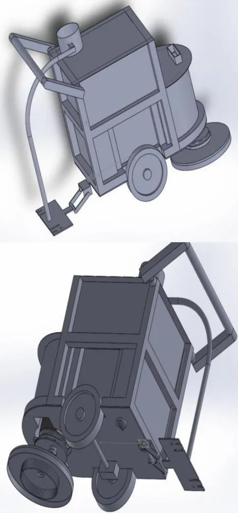 Figure No 4: Final Model of Machine 