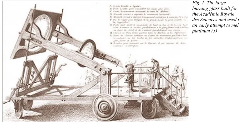 Fig. 1  The largeburning glass built for