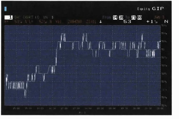 Figure 2-5 Screen shot of Bloomberg chart full screen