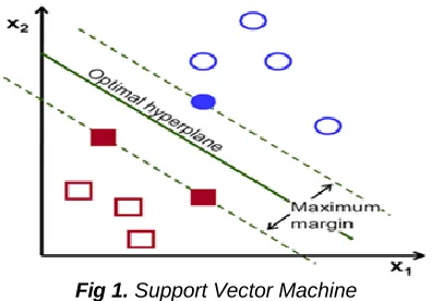 Fig 1. Support Vector Machine 