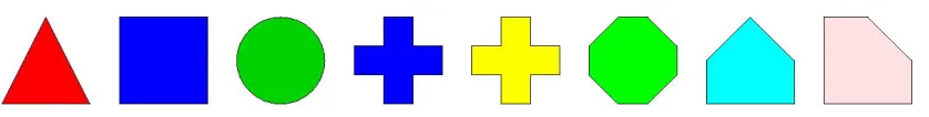 Figure 1: Some of the ﬁgures that can occur during a language game.