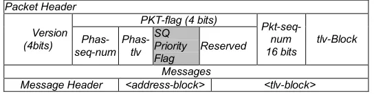 Fig 1.Data Packet with SQ Priority Flag 