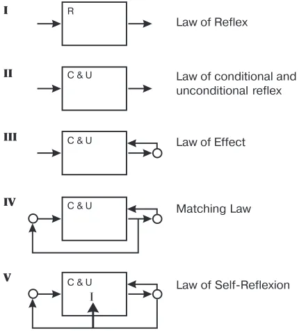 Fig. 1. Logical stages in the development of behaviorism. The scheme does not reflect thetime order of the ideas’ appearance