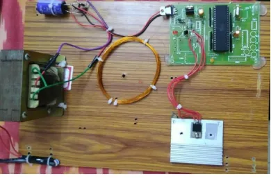 Fig 8:  Tx side of final assembly 