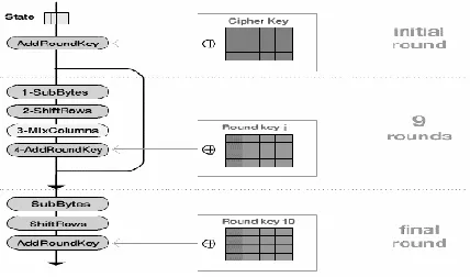 Figure 5: The Overview of AES Algorithm 