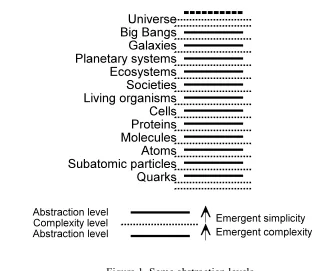 Figure 1. Some abstraction levels