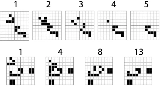 Fig. 1.9. The position of guns that eases control of glider streams.