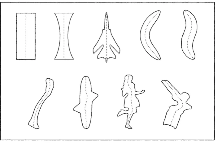 Figure 1.3 Test shapes These shapes capture a wide range o f  axial variations suitable fo r test purposes