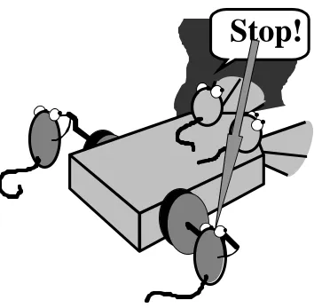 Figure 4.  The robot’s behavior results from the emergent interactions of acommunity.