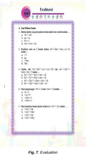 Fig. 7. Evaluation 