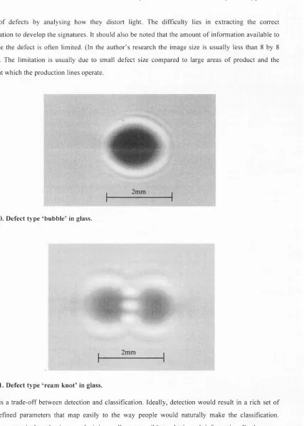 Fig. 2.0. Defect type ‘bubble’ in glass.