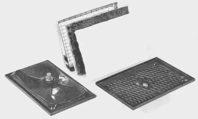 Fig. 3 white of is Left Construction of a rectangular propune or methane catalytic heater