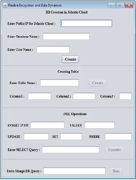 Figure 7: MongoDb environment for NoSQL database  