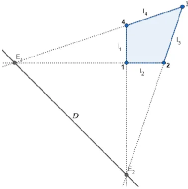 Figure  1: Figure representing the exterior intersection points   