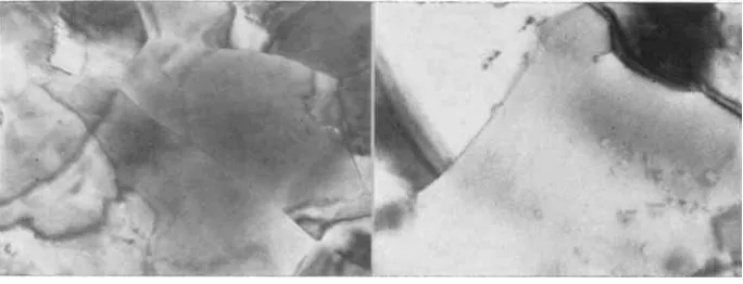 Fig. 7 palladium exhibiting a strong yield point. Silicon content Cellular structure of aged section of 0.002 per cent ( x l00,OoO) 