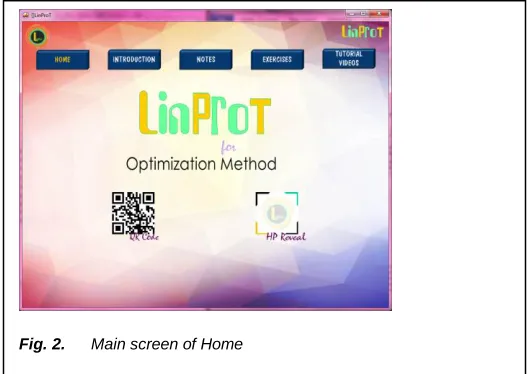 Figure 3 shows the main screen of the Introduction menu and Figure 4 shows the HP Reveal menu as a guideline to the user on how to use HP Reveal in this courseware