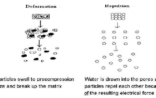 Figure 1.7: Disintegration by Deformation and Repulsion. 