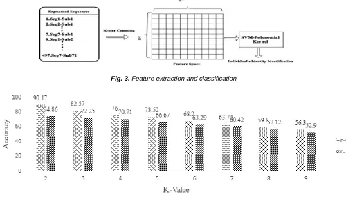 Fig. 3.  Feature extraction and classification  