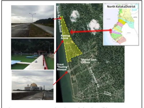 Fig. 1. Palu bay location and visual condition  