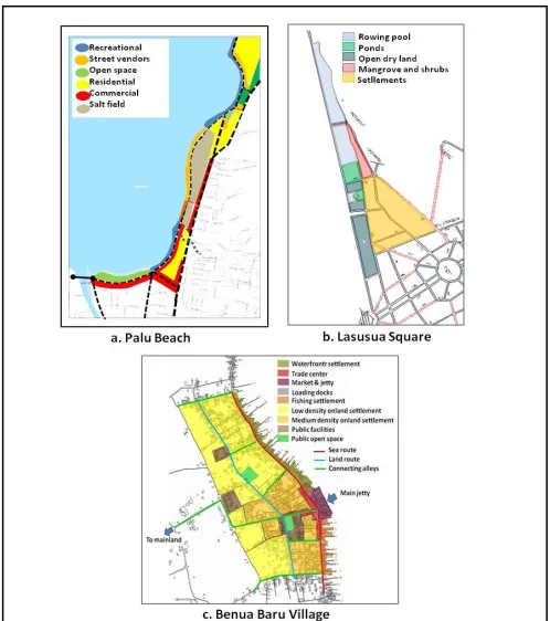 Fig. 3. Benua Baru Village location and visual condition   