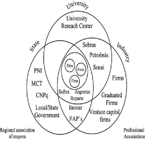 Figure 2.  Technological Incubator-Triple Helix III 