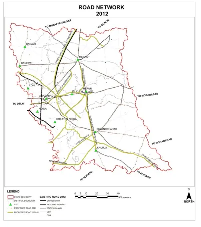 Figure 2: Road Network - 2012 