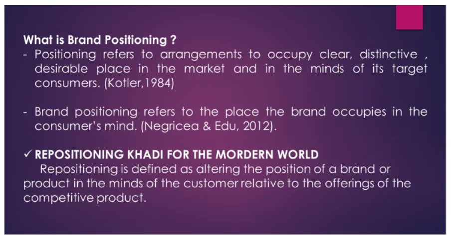 Figure 15:  Brand Positioning. 