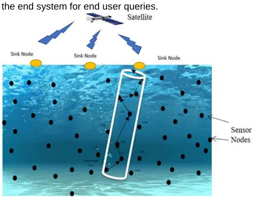 Fig. 1.  UWSN architecture  
