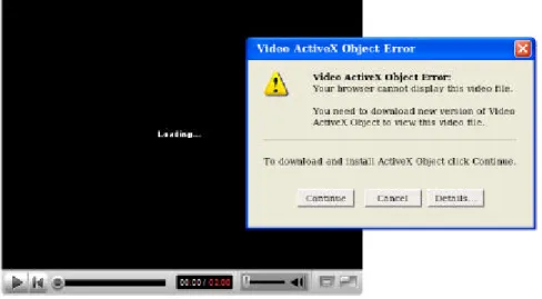 Figure 5: Example rogue web site used by Zlob to lure victims into running  fake video codec installer