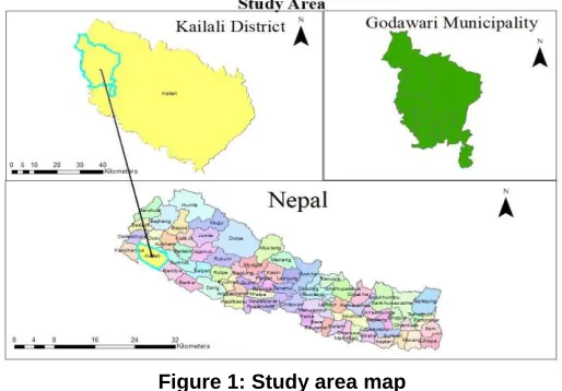 Figure 1: Study area map 