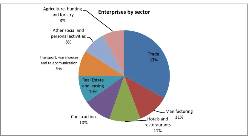 Figure 2. Division of Enterprises by Sector 