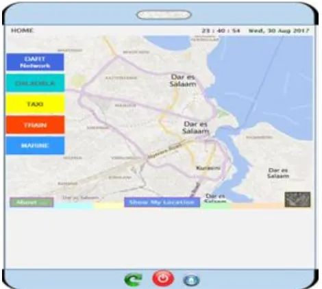 Figure. 2.  Use case diagram of the Mobile GIS app for Tour    Guide in Dar-es-salaam  