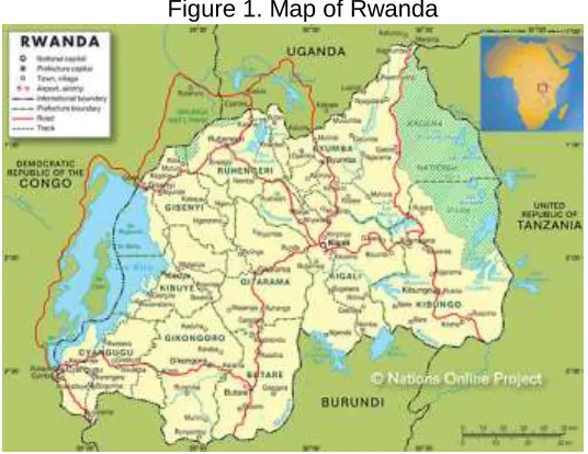 Figure 1. Map of Rwanda 