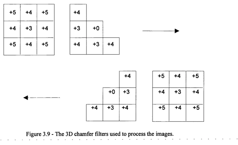 Figure 3.10 - The ‘intermediate’ image (resulting fi-om running the forward filter pass).