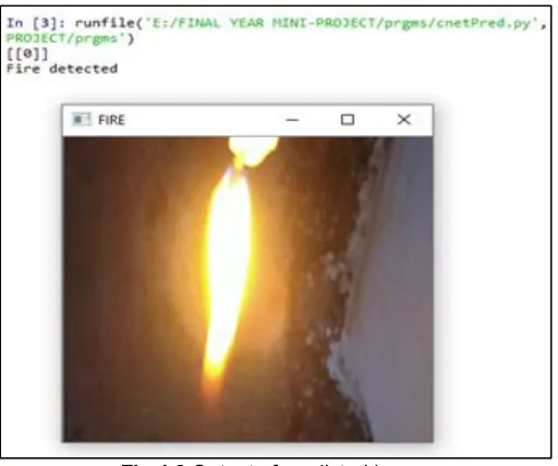 Fig 4.7 Output of predicted image 