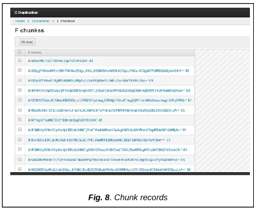 Fig. 8 . Chunk records 