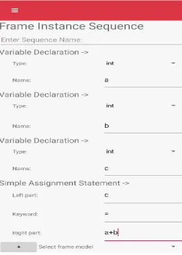 Figure 6 . Adding an Student Assignment (task) from Category 1 