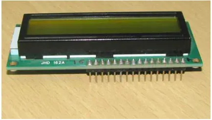 Fig 5:   A picture of LCD display 
