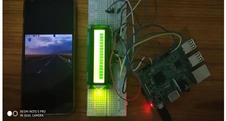 Fig .18 . Hardware Implementation of Smart Notice Board  