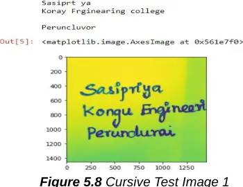 Figure 5.8 Cursive Test Image 1 
