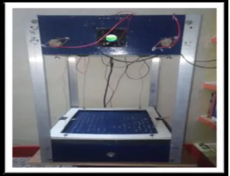 Fig 5: Heater Unit and Vacuum Unit Assembly. 