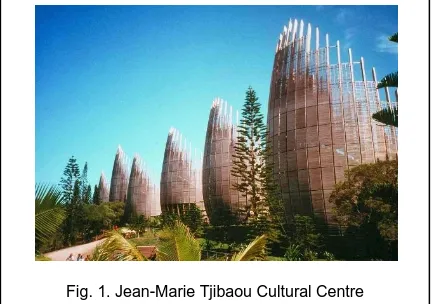 Fig. 1. Jean-Marie Tjibaou Cultural Centre 