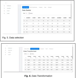 Fig. 5. Data selection 